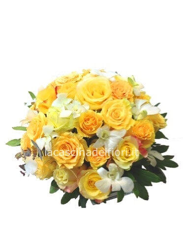 Centrotavola di rose